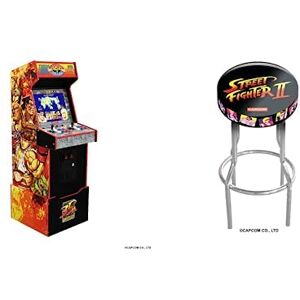 Street Fighter Legacy 14 Games WiFi Enabled Arcade Machine + Street Fighter Stool - Publicité