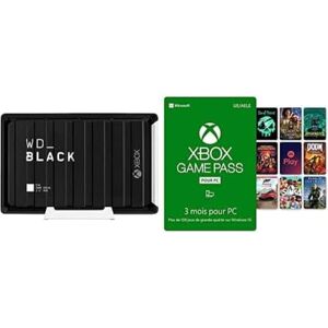 Western Digital WD_Black D10 for Xbox One 12To + Game Pass for PC 3 Months - Publicité