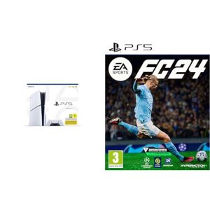 Playstation Console 5 Edition Standard Slim & EA SPORTS FC 24 Standard Edition PS5   Jeu Vidéo   Français - Publicité