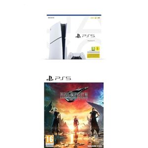 Playstation Console 5 (PS5) Edition Standard (Modèle Slim) + Final Fantasy VII Rebirth Standard Édition - Publicité