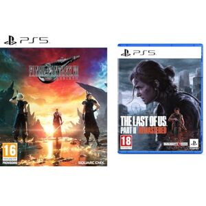 Final Fantasy VII Rebirth Standard Édition & PlayStation The Last of Us Part II Remastered (PS5) - Publicité