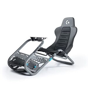 Playseat Trophy Logitech G Edition Sim Racing Cockpit   Entièrement réglable   Compatible avec tous les volants à entraînement direct   Léger et robuste   Confort absolu   Cuir PU avec matériau ActiFit - Publicité