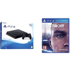 Sony PS4 Slim 500 Go F Noir + Detroit: Become Human - Publicité