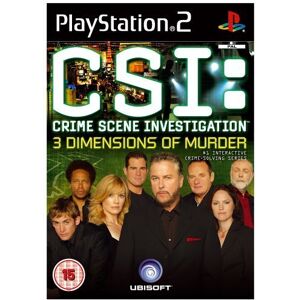 Ubisoft CSI: 3 Dimensions Of Murder (PS2) - Publicité