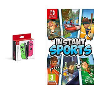Nintendo Joy-Con Gauche Vert/Rose + Instant Sports - Publicité