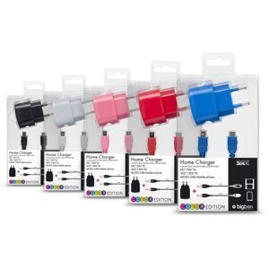Big Ben Adapter AC 'Color edition' pour 3DS /3DS XL / DSI / DSI XL / micro USB / mobiles phones - Publicité