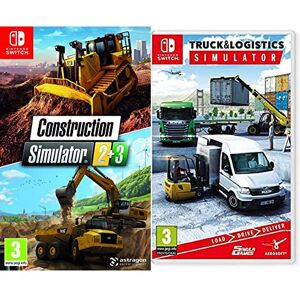 Construction Simulator 2+3 (Nintendo Switch) & Truck & Logistics Simulator - Publicité