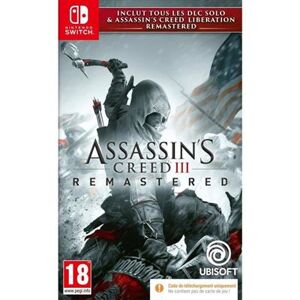 Assassin's Creed 3 + Assassin's Creed Liberation Remaster (Code dans la boite) Jeu Switch - Publicité