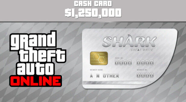 GTA White Shark Card PS4