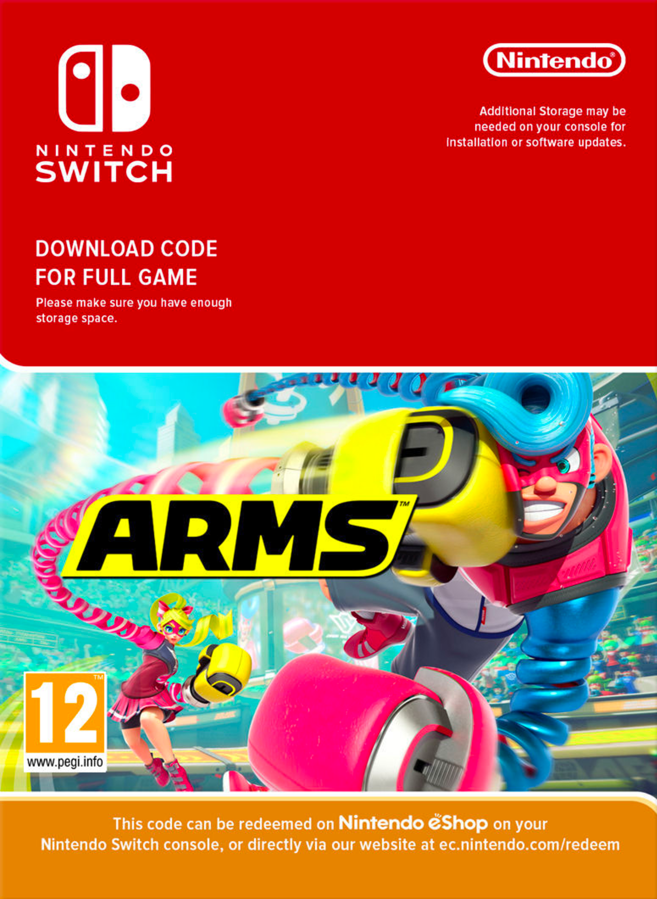 Nintendo ARMS Switch (EU & UK)