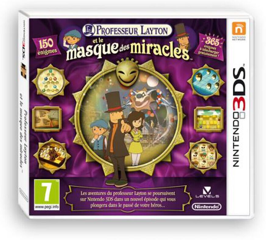 PRODUITS RECYCLES Professeur Layton Et Le Masque Des Miracles 3DS