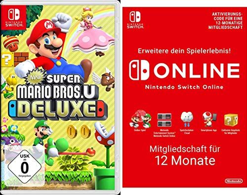 Super Mario Bros. U Deluxe [Nintendo Switch] + Switch Online 12 Monate [Download Code]