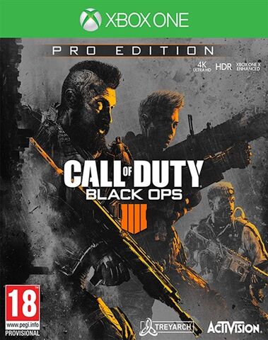 Refurbished: Call Of Duty: Black Ops 4 (No DLC) Pro Ed. W/Art Cards,Patches&Pop Socket