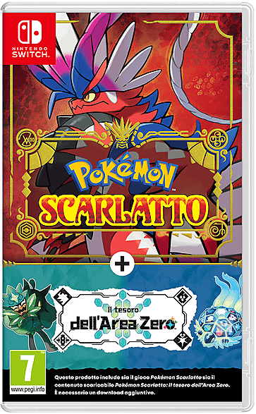 Nintendo Pokémon Scarlatto + Il tesoro dell'Area Zero - GIOCO  SWITCH