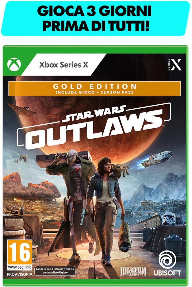 Star Wars Outlaws Gold Edition, Xbox Series X