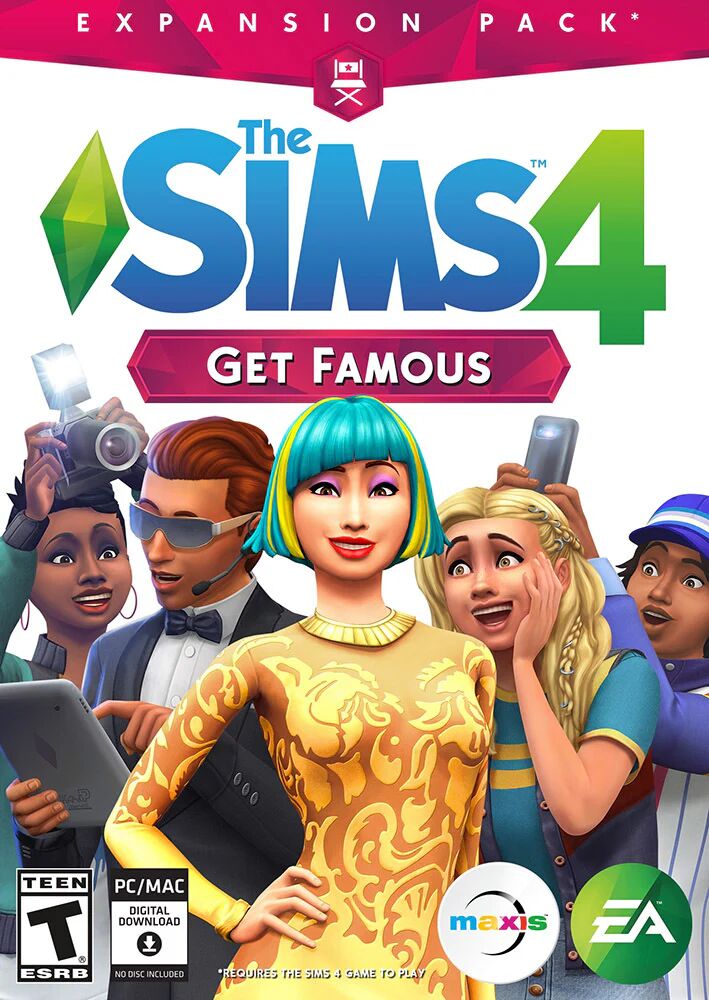 Electronic Arts The Sims 4 Get Famous, PC Aggiunta per videogiochi Inglese