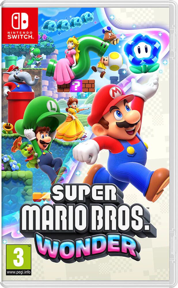 Super Mario Bros. Wonder Standard Tedesca, DUT, Inglese, ESP, Francese, ITA, Giapponese, Coreano, Portoghese, Russo Nintendo Switch