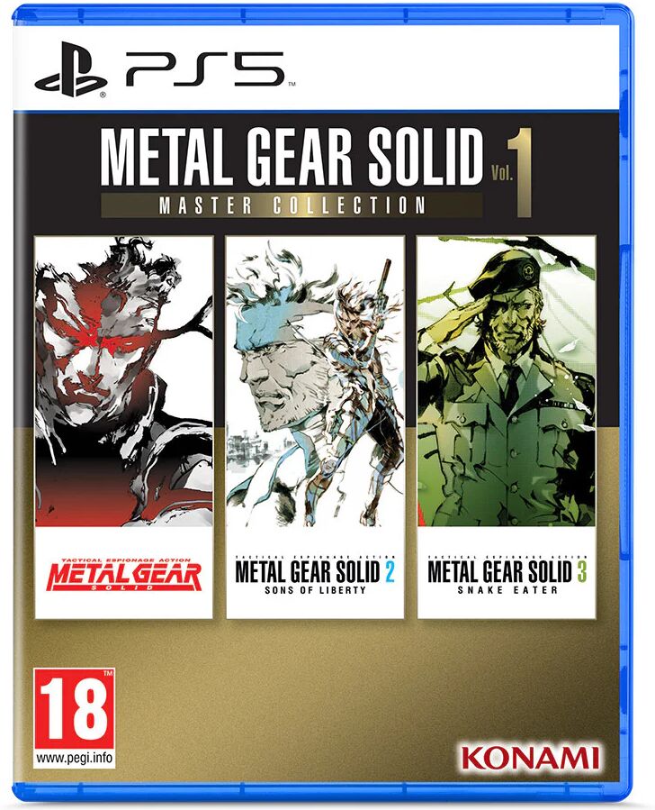 Konami Metal Gear Solid Master Collection Vol. 1 Collezione Inglese, Giapponese PlayStation 5