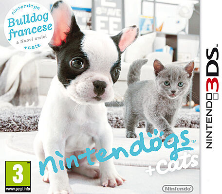 Nintendo gs + Cats: French Bulldog