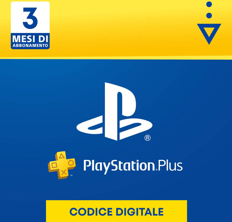 Sony PlayStation Plus Card 3 Mesi