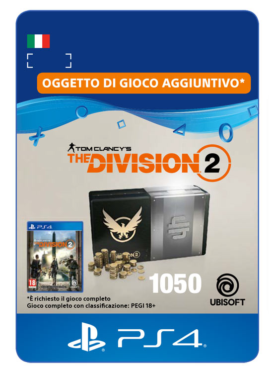 Sony TOM CLANCY’S THE DIVISION® 2: PACCHETTO VALUTA PREMIUM 1.050