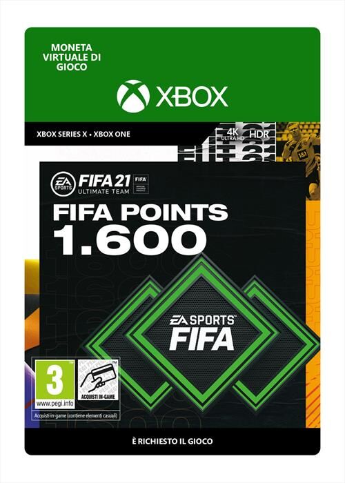 Microsoft Fifa 21 Ultimate Team 1600 Points