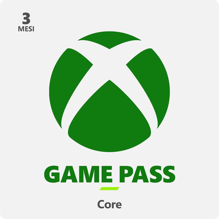 Microsoft Xbox Game Pass Core 3 Mesi