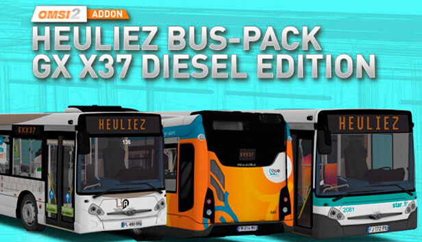 Aerosoft GmbH OMSI 2 Add-on Heuliez Bus Pack GX x37 Diesel Edition