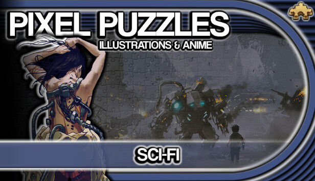 Pixel Puzzles Illustrations & Anime - Jigsaw Pack: Sci-Fi