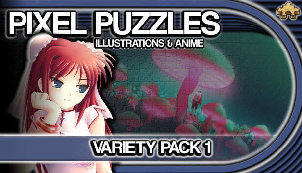 Pixel Puzzles Illustrations & Anime - Jigsaw Pack: Variety Pack 1