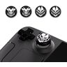 playvital Duimgreep Caps voor Steam Deck,Thumb Grip Caps voor Steam Deck Joystick,Zachte Siliconen Cover Compatibel met Steam Deck-Vuur Demonen