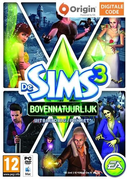 Electronic Arts De Sims 3 Bovennatuurlijk Origin key Digitale Download