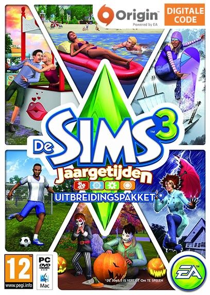 Electronic Arts De Sims 3 Jaargetijden Origin key Digitale Download