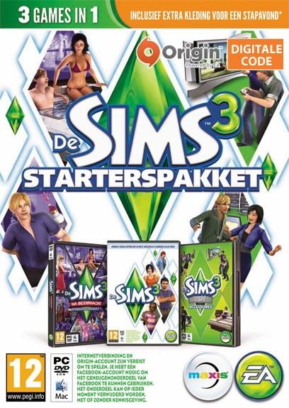 Electronic Arts De Sims 3 Starterspakket Origin key Digitale Download