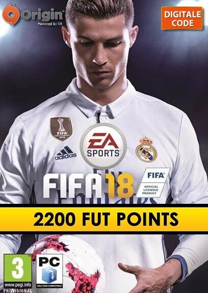 Electronic Arts Fifa 18 FUT 2200 Points/Punten Ultimate Team PC EA Origin CDKey/Code