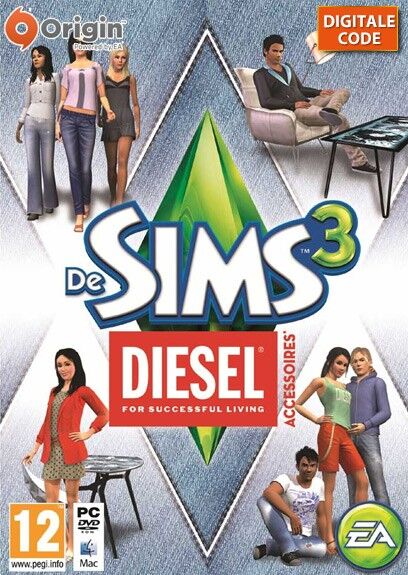 Electronic Arts De Sims 3 Diesel Accessoires Origin key Digitale Download