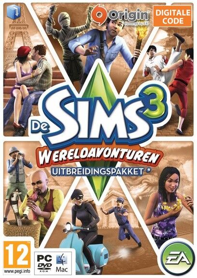 Electronic Arts De Sims 3 Wereldavonturen Origin key Digitale Download