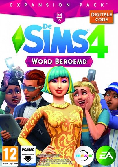 Electronic Arts De Sims 4 Word Beroemd uitbreiding Origin Key
