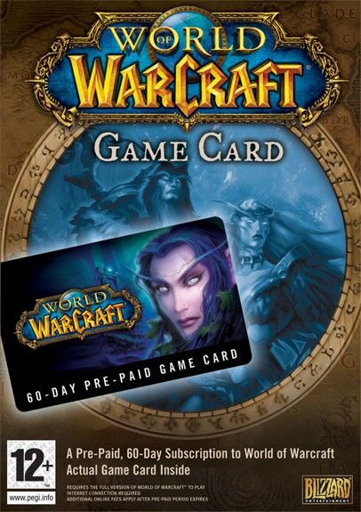 Blizzard World of Warcraft 60 dagen Game Card  Code