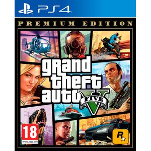 Playstation 4 Grand Theft Auto 5 Premium Edition PS4 GTA 5/GTA V med GTA Online innhold