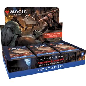 Magic The Gathering *Magic Battle Baldurs Gate Set Display Commander Legends D&D - 18 boosterpakker