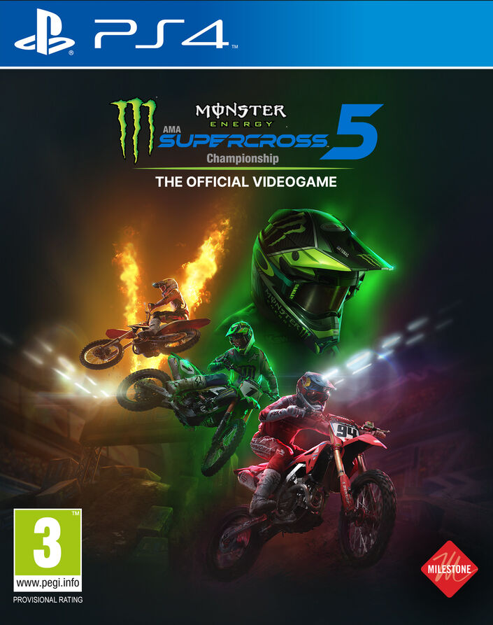 Monster Energy Supercross 5 PS4 The Official Videogame