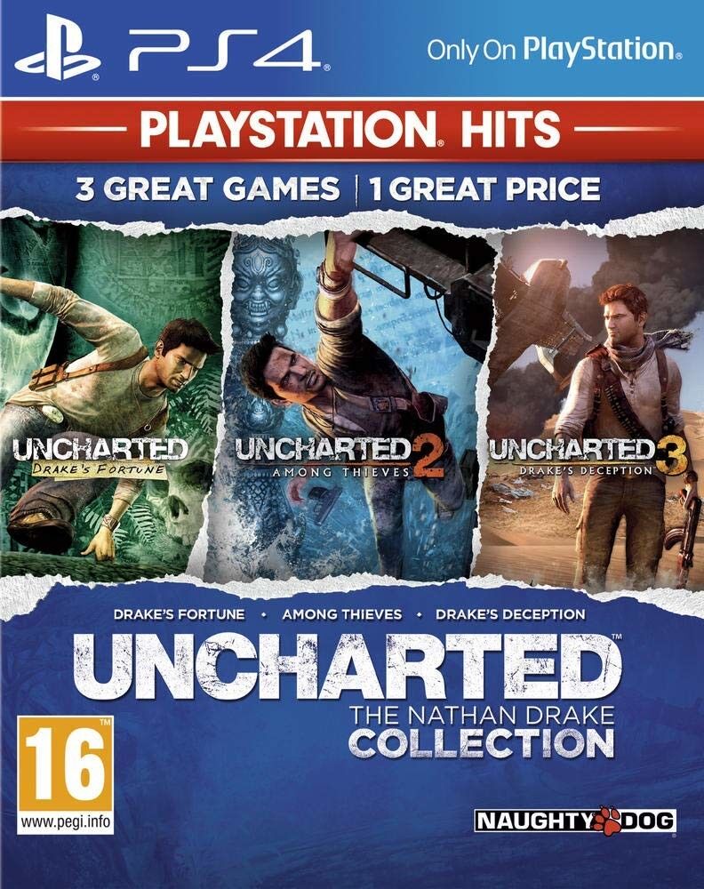 Uncharted Nathan Drake Collection PS4 Uncharted + Uncharted 2 + Uncharted 3