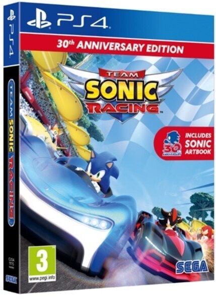 SEGA Team Sonic Racing 30th Anniversary PS4