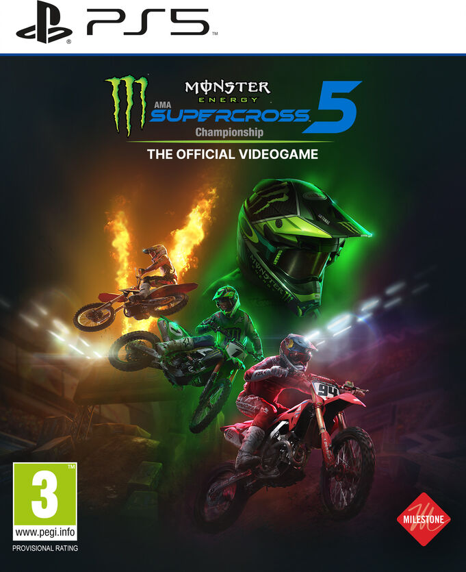 Monster Energy Supercross 5 PS5 The Official Videogame