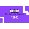 Twitch Gift Card 15€