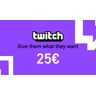 Twitch Gift Card 25€