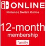 Subscrição Nintendo 12 meses (Familia)