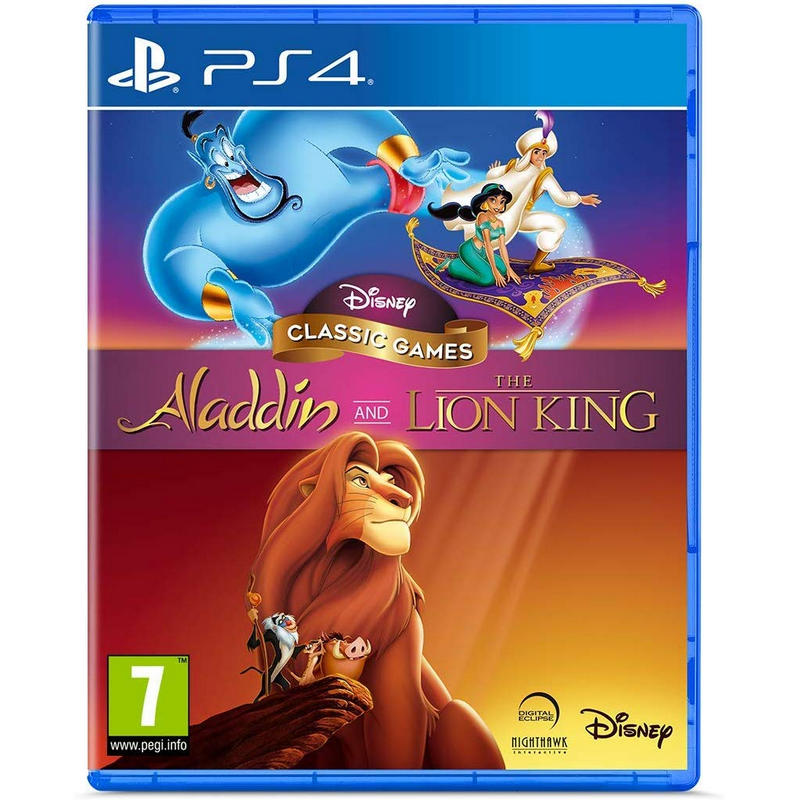 Disney classic games: aladdin e rei leão remastered ps4