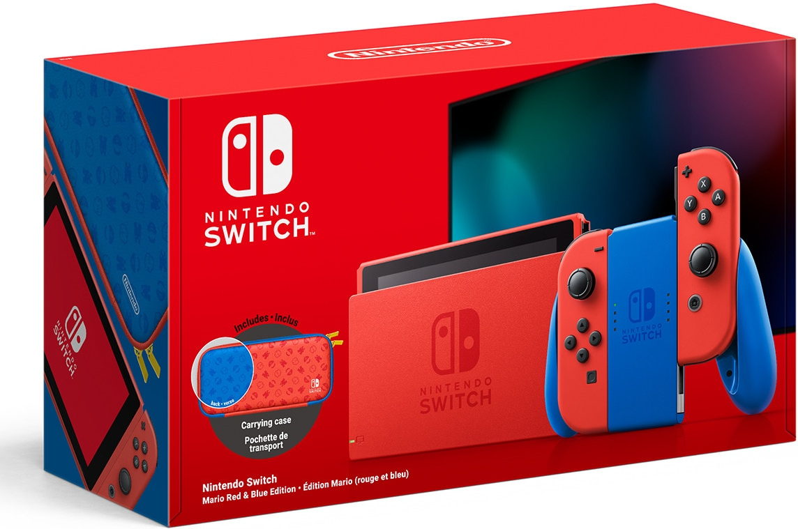 Nintendo Consola Switch Edição Mario (vermelho/azul) - Nintendo